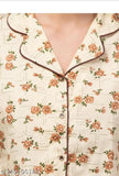 Cotton printed nightsuit set, short sleeves, available in S, M, L, XL, and XXL sizes. Made in India