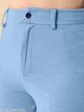 Cotton blend, dark green Urbane feminine women's trousers (size 28/30/32/34), perfect for casual wear