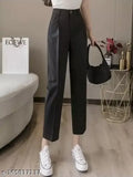 Cotton Lycra Solid Net Simplicity Straight Leg Paints for Girls & Women, vibrant and expressive with unique patterns, ideal for office or casual wear