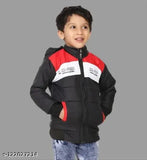 Colorblocked nylon boys jacket, long sleeves, official club size 12-18 months, India origin