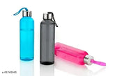 Unbreakable 1000ml Perox water bottle set in plastic for fridge, office, sports, school, gym, yoga. Ideal for camping and hiking. Set of 3. Made in India