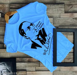 Artful Charms Dr. BR Ambedkar Tribute Tshirt - Polycotton, unique design for Ambedkar Jayanti, smooth and soft tribute wear