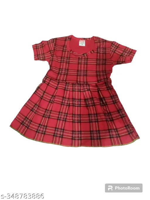 Cotton printed net kids gown set (3 pieces) for ages 1-2, 12-18 months, 18-24 months, and 2-3 years, handcrafted in India