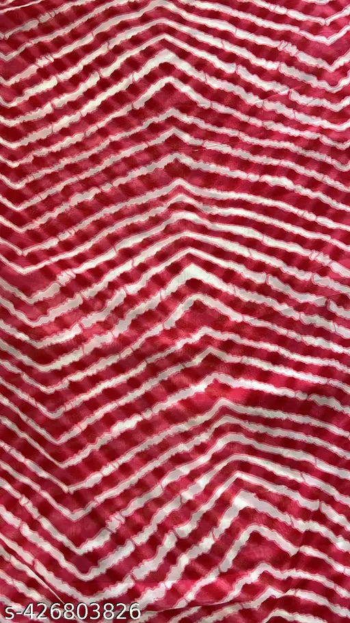 Cotton Georgette printed fancy saree with lace border, vibrant Indian fashion accessory