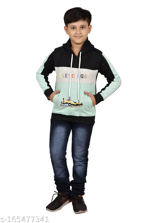 Wool printed sweatshirt combo offer for boys, featuring vibrant Indian designs (Size: 5-6 Years)