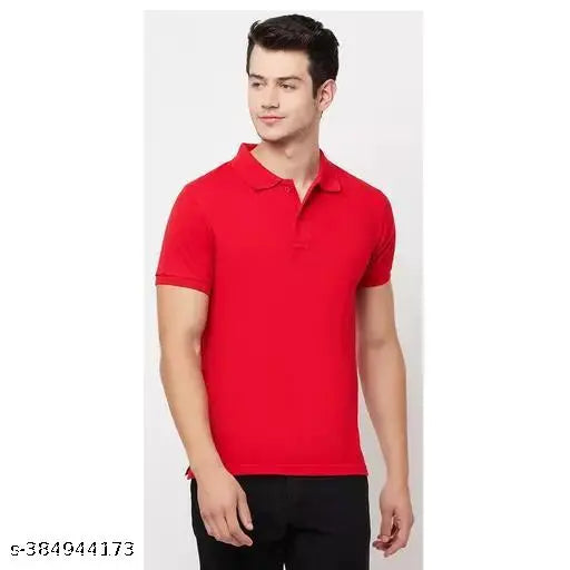 Cotton blend short sleeve t-shirt in multiple attractive colors and sizes, made with Matty fabric for comfort and quality, ideal for various occasions like summer, winter, formal, daily use, and gym wear. Made in India