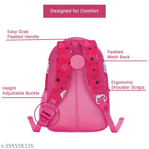 Frantic polyester daypack for school, perfect for kids Class 1-8. Made in India." (97 characters)