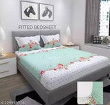 Yellow multi-colored floral double bed sheet and two pillow covers, premium soft cotton, elasticated 72x78+10 inches for summer, Comfort Home 210 TC