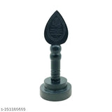 Wooden Karungali Vel with stand - 3 inch, traditional Indian God idol symbolizing Murugan's divine protection and spiritual connection
