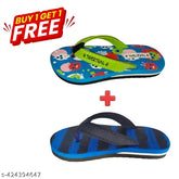 EVA zebra & alien combo slippers for unisex kids, cartoon characters design" (105 characters)