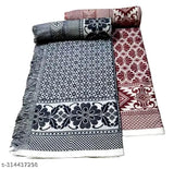 Vibrant abstract pattern Solapur chaddar cotton blanket, free size 60x90 inches, premium quality & easy care