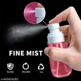 Multicolor travel-size PETG spray bottles (100ml), leak-proof, fine mist for essential oils, cosmetic use, multi-purpose (hair spray, skincare, perfumes)