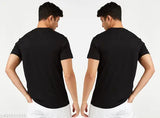 Printed cotton short sleeves t-shirt, one from S4C_WELL2_LETS brand, available in M, L, and XL sizes, originated in India