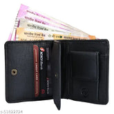 Brown Faux Leather Mens Wallet: MATIN LIFE, 6 card slots, 2 hidden compartments, 1 coin pocket, ID slot