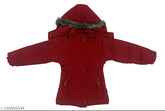 Soft nylon parka jacket for girls (4-7 years), warm and durable winter wear