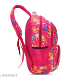 Pink Canvas Net Backpack, free size for modern fashion-conscious individuals. Durable design with two main compartments and an inner pocket