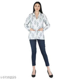 Pink cotton floral print Charvi Summer Coat for girls/ladies, perfect for driving and traveling in hot summers