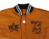 Stylish PU printed net full sleeve winter jacket for kids, ideal gift for 3-6 years old during cold seasons (India origin)