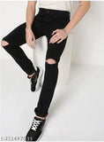 Agate Polycotton Knee Cut - Solid, comfortable pants from trusted AGATE brand, perfect fit for sizes 28, 30, and 32