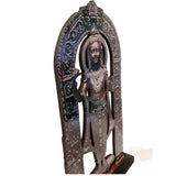 Engineered wood 2D cutout, Ram Lalla statue from Ayodhya Mandir, ideal for Thanksgiving decorations (1 pack of 12x6x1.5 inches)