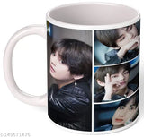 Multi-colored aluminum BTS Sipper, Mug, and Keychain combo set - perfect gift for any occasion, microwave safe & dishwasher friendly (350ml)