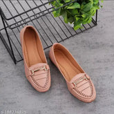 Textured synthetic leather SKOLL Women Laser Bellies, modern slip-on footwear - Indian origin