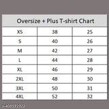 Men's 2x premium oversize combo cotton T-shirts, printed anime design on display
