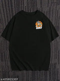 Men's cotton blend three-quarter sleeve Goku Black printed T-shirt, oversized fit, India origin