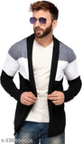 Navy Blue Cotton Long Sleeve Trendolo Partywear T-Shirt, solid design for men's casual wear on display