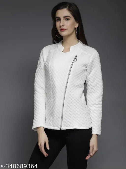 Fleece long-sleeved solid sweater for women, Pretty Latest Women Sweaters from India