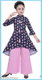 Elegant girls kurta sets in vibrant Indian colors for ages 5-9 years