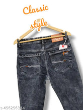 High-quality solid denim Decoede jeans for men, India-made for modern style and comfort