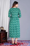 Rayon zip Kurta & maternity wear, printed three-quarter sleeve for women, Indian maternity fashion
