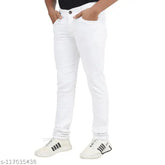 Men's Fashion denim jeans, solid style in size 28/90cm (India)