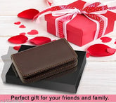 Black faux leather card holder wallet, 12 slot credit debit card organizer for men and women, textured design, lightweight zipper, classic style, dimensions: 10.75 x 8 x 2.5 cm