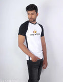 Blue polyester Singh Is King print round neck tee, M size (Chest 38in, Length 27.5in), Indian-origin