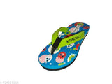 Blue EVA cartoon character slipper for toddlers & kids (size: 0-4 months to 4.5-5 years), origin India