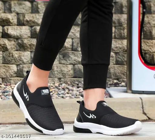 Synthetic slip-on colorblocked sports shoes for boys daily use, ideal for children aged 4-12 years, made in India