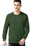 Men's long sleeve cotton t-shirt, solid design, available in M, L, XL, XXL
