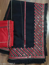 Georgette fil saree no1, embroidered with 9mm sequence & zari work, free size, for Indian festivals and parties