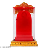 Brass Hanuman ji idol, Indian decorative showpiece, protects from negative energy for luck, success, prosperity (10cm x 14.5cm x 10cm)