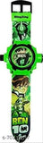 Ben 10 Kids Watch with Projector Toy Digital, 24 projector images, durable and skin-friendly children's watch with comic character design