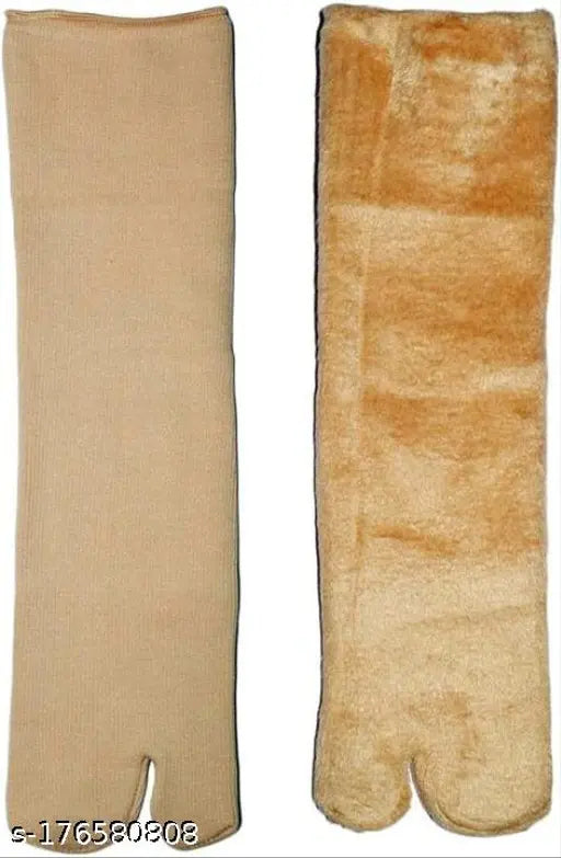 Multicolor wool snow velvet touch socks, soft and stylish, perfect for winter wear, one size fits all women