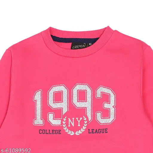 New Design kids wool sweatshirts with printed t-shirt patterns, long sleeve, stylish and comfortable, suitable for casual or party wear