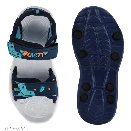 CGREEN BLAST KATS Fashionble sandals for boys, comfortable & lightweight, ideal for casual wear and parties - printed net style on display