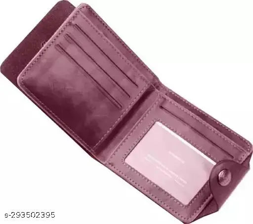 Synthetic brown textured net wallet, perfect gift for men on special occasions like birthday, anniversary, Father's Day or friendship day