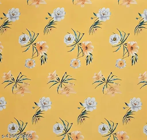 Superfine glace cotton fitted bedsheet with floral print, 180 thread count, ideal for summer, double king size