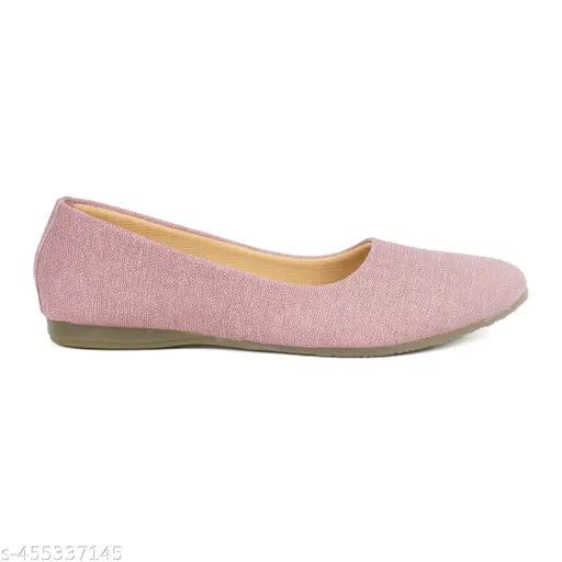 Synthetic leather slip-on bellies, stylish casual and comfortable women's ballerinas - India