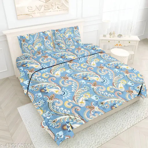 Grey reversible microfiber comforter, hypoallergenic & skin-friendly, king size for winter double bed (230x250 cm)