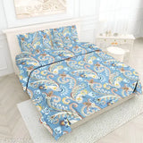 Grey reversible microfiber comforter, hypoallergenic & skin-friendly, king size for winter double bed (230x250 cm)